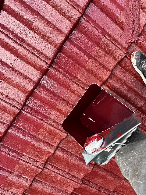 鳴沢村　屋根塗装工事